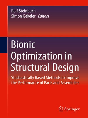 cover image of Bionic Optimization in Structural Design